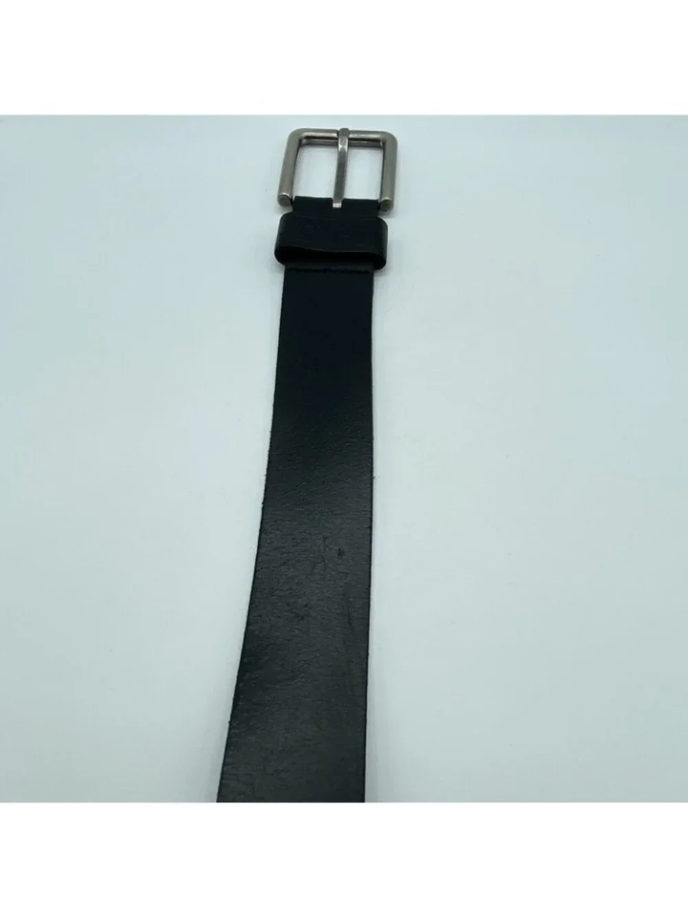 Levi's Black Bovine Leather Belt Size 32-34 Casual Jeans 1.5